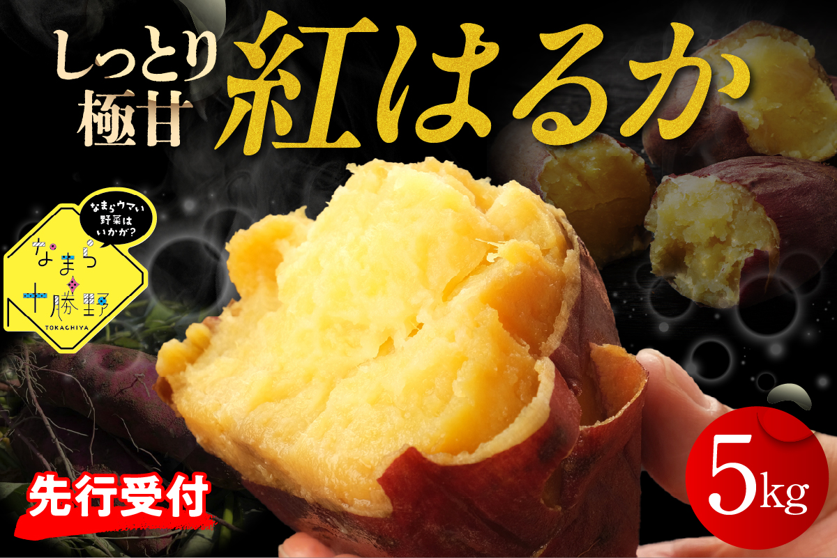北海道十勝芽室町 なまら十勝野 芽室町産さつまいも【紅はるか】5kg　me001-029c