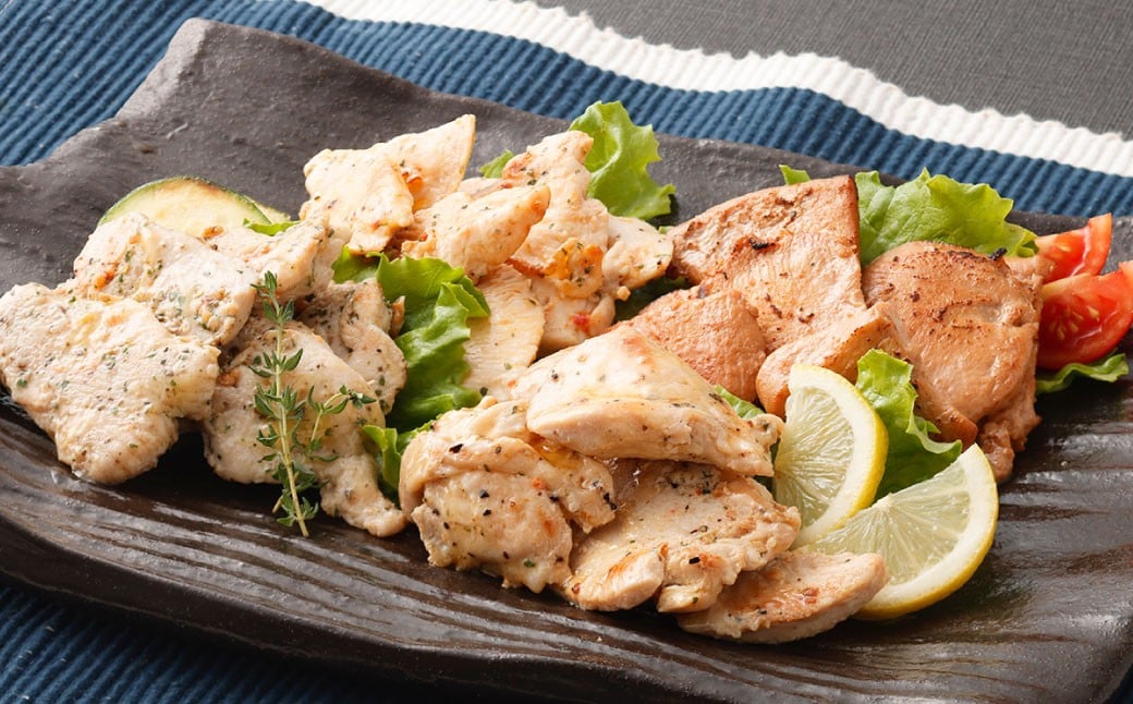 中札内田舎どり （レモンペッパー （約340g×1） ・ てり焼き （約340g×1） ・ 香草焼き （約340g×1） ・ ガーリックチーズ （約340g×1） ・ 手羽先七味焼 （約280g×1）） 5種類 味付き肉 味付き 鶏肉 お肉 肉 北海道 中札内村 冷凍 [007-0216]