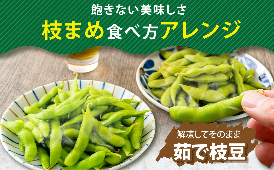 【3ヶ月定期便】そのまま枝豆 そのまま黒えだ豆 各約300g×3袋 計約5.4kg 枝豆 黒えだ豆 黒枝豆 えだ豆 えだまめ エダマメ おつまみ おやつ 定期便 3回 国産 冷凍 [018-0056x1]