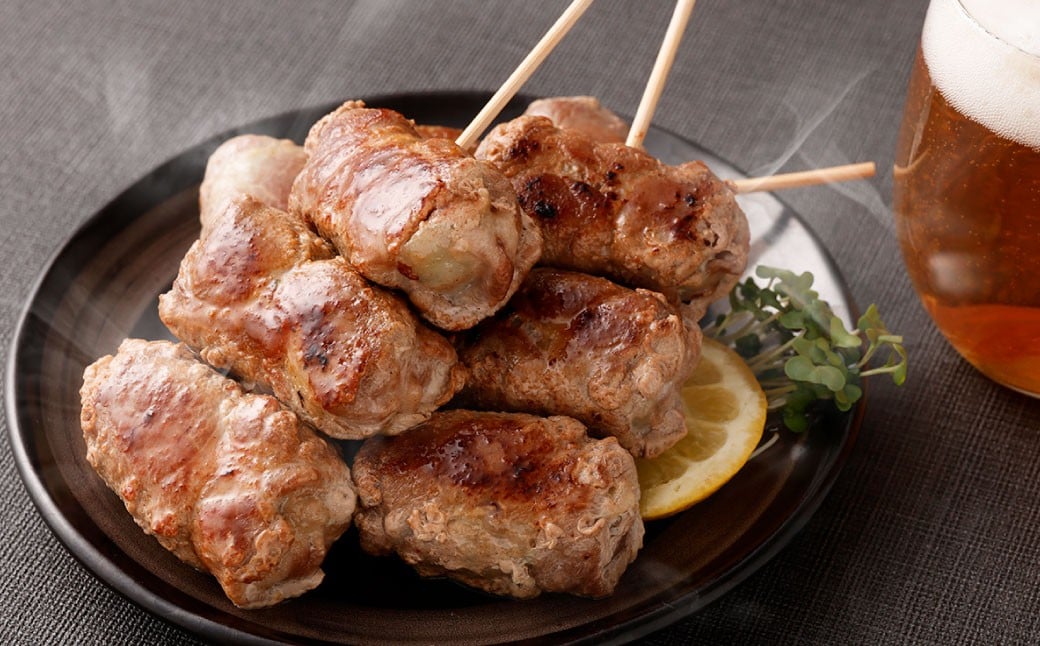 肉屋の十勝巻き （チーズ （7個入 （約320g） ×1パック） ・ 行者ニンニク （7個 （約320g） ×1パック） ・ 野菜 （7個入 （約320g） ×1パック）） 十勝巻き 肉巻き餃子 肉巻き セット ちーず 行者にんにく にんにく ニンニク やさい 北海道 中札内村 冷凍 [007-0215]