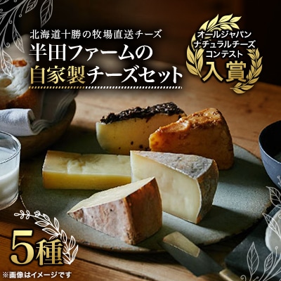 半田ファームの自家製チーズ 5種セット【配送不可地域：離島】【1721814】