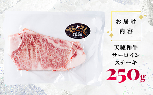 「天駆和牛(そらうし)」サーロイン ステーキ 250g A5 黒毛和牛 北海道十勝大樹町産【配送不可地域：離島】【1722135】