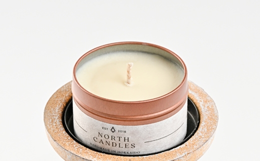 【100%植物由来】缶キャンドル3種ギフトセット(フレッシュ)【1549478】