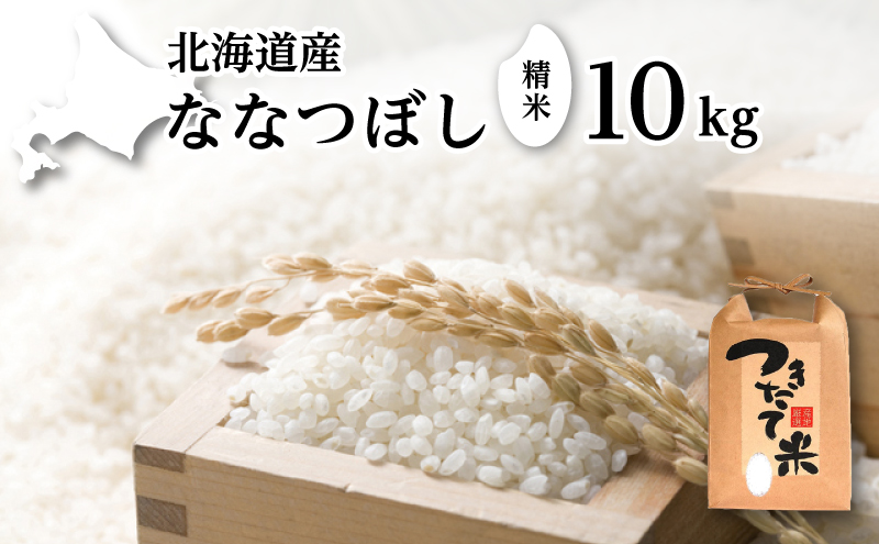 北海道産 ななつぼし 10kg［令和6年産］【 精米 米 白米 ご飯 お米 ごはん 国産 ブランド米 おにぎり ふっくら 常温 送料無料 】