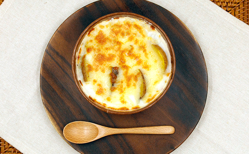 甘みギュッ！とろける「熟成インカのめざめのポテトグラタン」200g×3個入り（冷凍）【 グラタン 惣菜 おかず 野菜 じゃがいも インカのめざめ いも 芋 冷凍 簡単調理 北海道 十勝 幕別 】