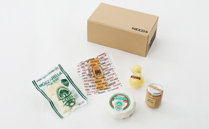 北海道 十勝 チーズアソート4種＆ミルクジャム/大地のほっぺ・カチョカバロ・槲・さけるチーズ [チーズ工房NEEDS]【 チーズ アソート 詰合せ セット 大地のほっぺ カチョカバロ 槲 さけるチーズ ミルクジャム 乳製品 NEEDS ニーズ】