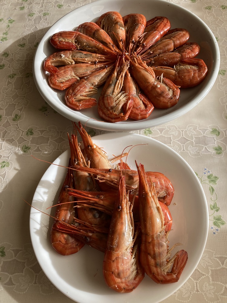 新物 北海縞海老 シマエビ 北海縞えび  国産 500g 40～44尾 しまえび 冷凍 えび エビ ボイル済み Sサイズ 