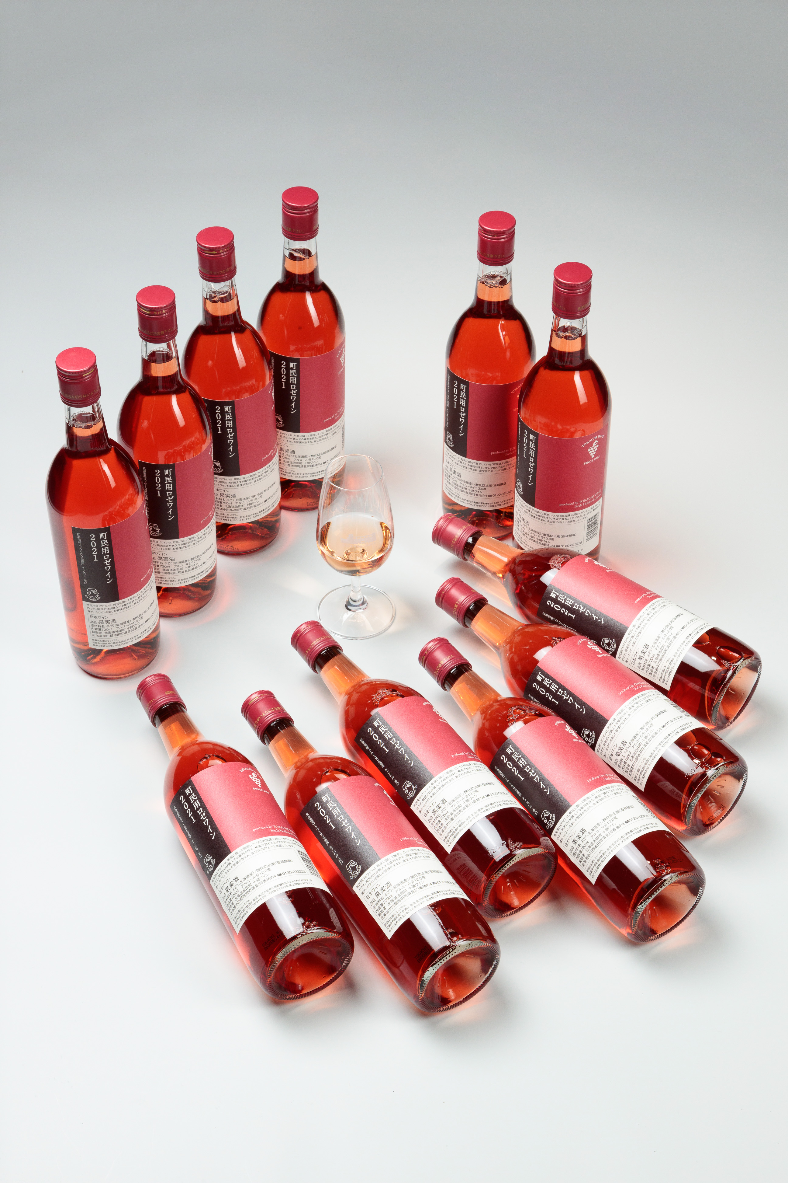 十勝ワイン 町民用ロゼ12本辛口 キャンベル種 国産ワイン 北海道ワイン ロゼ ロゼワイン 北海道池田町