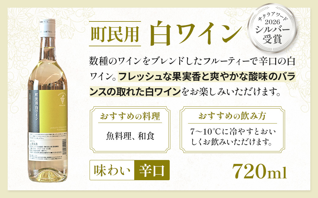町民用シリーズワイン12本セット(町民用赤6本・町民用白3本・町民用ロゼ3本)　北海道　十勝ワイン