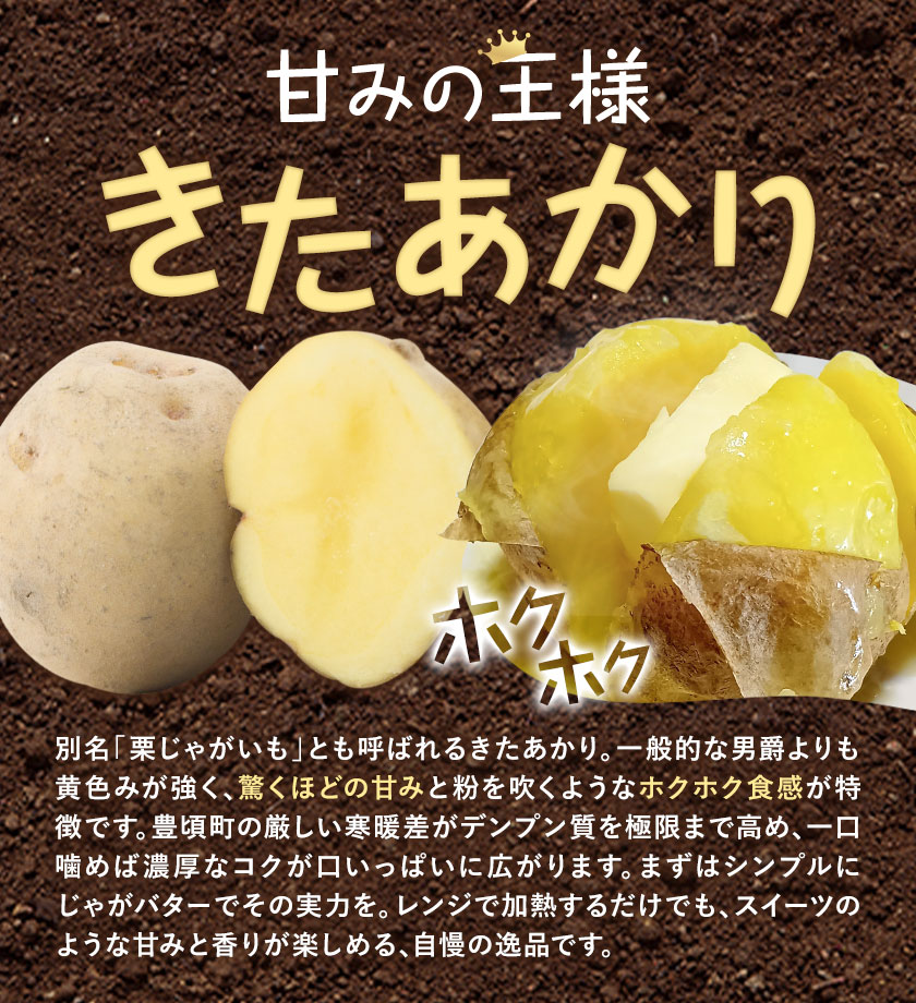 【2026年秋出荷】先行予約 十勝野じゃがいも きたあかり 10kg 按田農場《2026年10月中旬-11月末頃出荷》北海道 豊頃町 十勝野 じゃがいも 農家直送 数量限定