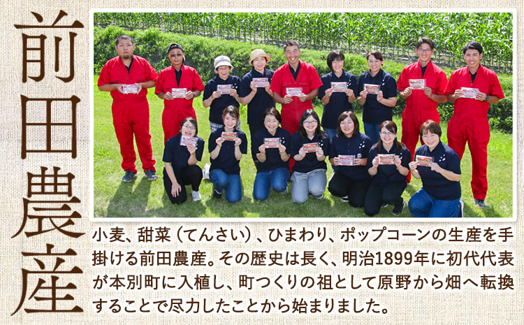 北海道十勝 前田農産黄金のとうもろこし電子レンジ専用「十勝ポップコーン」 10袋 有限会社 十勝太陽ファーム《60日以内に出荷予定(土日祝除く)》 北海道 本別町 送料無料 お菓子 ポップコーン