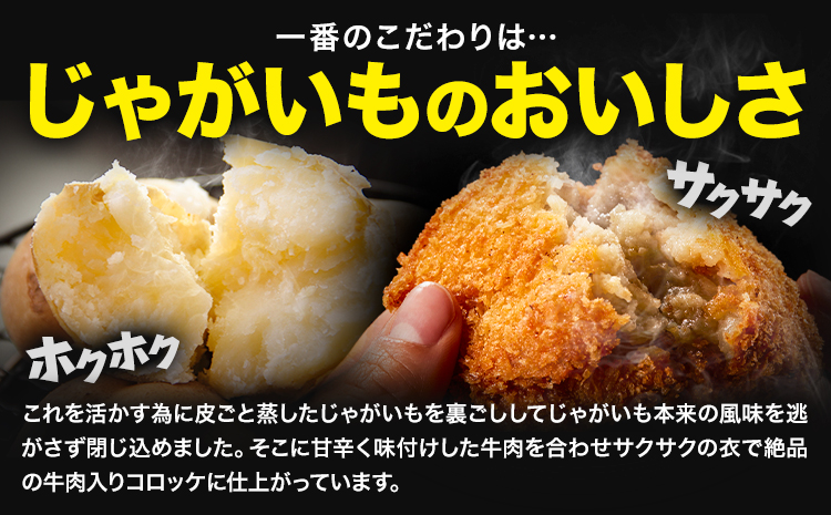 味のちぬや なまらうまいコロッケ 20個 特定非営利活動法人 銀河ほんべつ《60日以内に出荷予定(土日祝除く)》北海道 本別町 コロッケ 惣菜 じゃがいも 牛肉