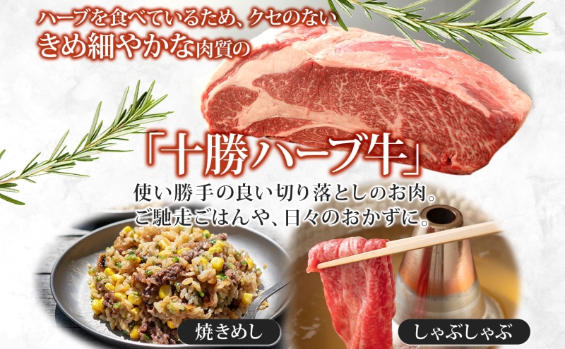 北海道 十勝 ハーブ牛 スライス 切り落とし 500g×2 計1kg 赤身 サシ 薄切り 牛 ビーフ お肉 国産 ハーブ牛 BBQ しゃぶしゃぶ 冷凍 ギフト 十勝 ノベルズ食品 送料無料