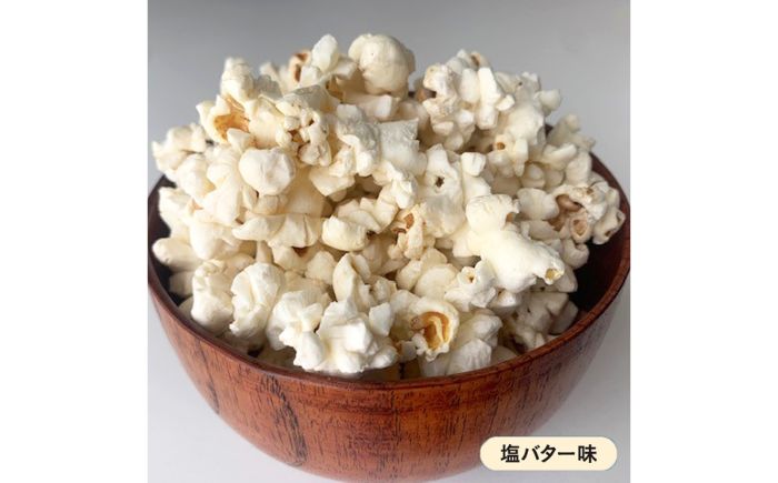 ささ塩仕立ての美味しいポップコーン（塩バター味×3個・塩キャラメル味×2個）《足寄町》【株式会社北のささ】 [BEAR018]