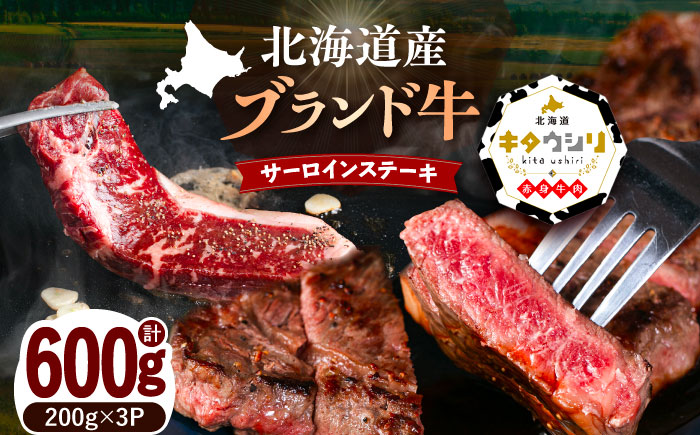 北海道産牛 サーロインステーキ 200g×3パック [足寄町] [北海道チクレンミート] 肉 牛肉 牛 北海道産牛 サーロイン ステーキ 北海道産牛肉 ブランド牛 ブランド 栄養豊富 健康 お取り寄せ ギフト 足寄町 北海道産 北海道 [BEBJ001]