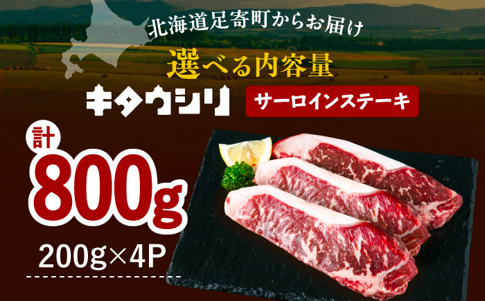 北海道産牛 サーロインステーキ 200g×4パック 《足寄町》 【北海道チクレンミート】 肉 牛肉 牛 北海道産牛 サーロイン ステーキ 北海道産牛肉 ブランド牛 ブランド 栄養豊富 健康 お取り寄せ ギフト 足寄町 北海道産 北海道産 [BEBJ002]