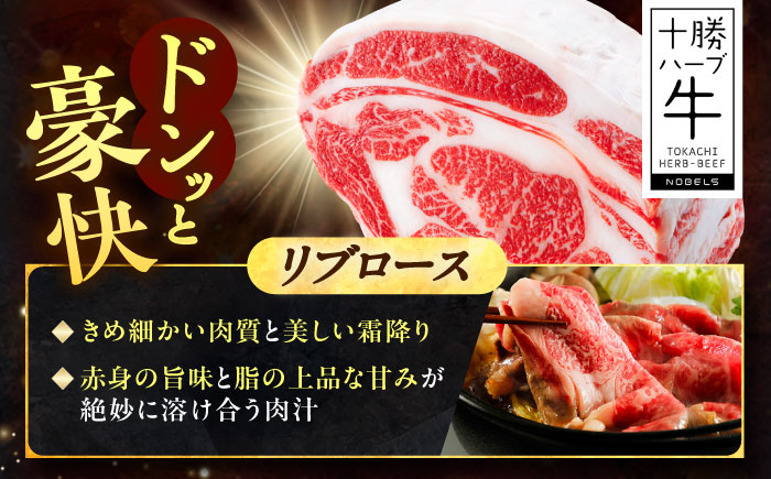 北海道 十勝 ハーブ牛 リブロース ブロック 約 1kg 《足寄町》【株式会社ノベルズ食品】 [BEAQ063]