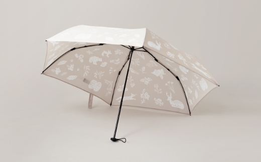 [磯 優子 / Yuko Iso] オリジナルデザイン 折りたたみ傘（17cm）×1本 | オリジナル デザイン 折りたたみ 折り畳み 傘 おしゃれ かわいい シンプル レディース 通勤 通学 晴雨兼用 UV カット 撥水 北海道 釧路町 釧路超 特産品 br08