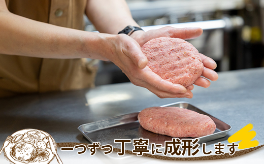 北海道の老舗洋食屋の味をご自宅で！ふわふわでジューシーなソース付きのハンバーグ 210g×6個