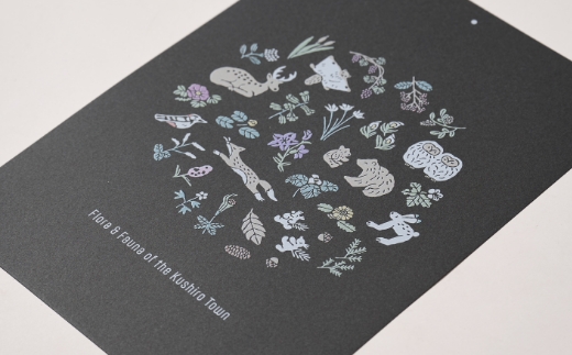 [磯 優子 / Yuko Iso] オリジナルデザイン 版画カレンダー（A4サイズ）×1コ | オリジナル デザイン インテリア おしゃれ かわいい シンプル カレンダー A4 壁掛け イラスト 北海道 釧路町 釧路超 特産品 br08