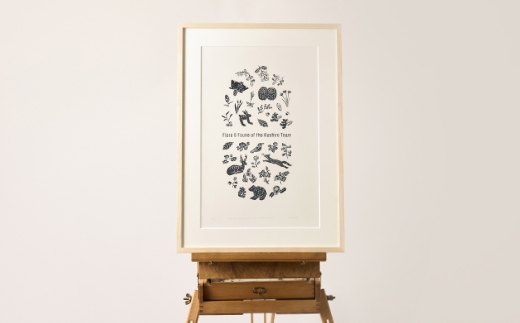 [磯 優子 / Yuko Iso] オリジナルデザイン ポスター（A2サイズ）×1コ | オリジナル デザイン インテリア おしゃれ かわいい シンプル ポスター 壁掛け フレーム 額縁 A2 10,000円 北海道 釧路町 釧路超 特産品 br08