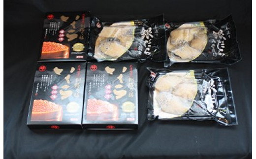 【12/21まで年内お届け】北海道産 いくら醤油漬け 500g & 銀だら味噌漬け 3切 ×2セット ｜ 人気セット! 国産 いくら イクラ 天然 鮭 サーモン 鮭卵 いくら醤油漬 銀鱈 銀ダラ ぎんだら  魚介類 海鮮 絶品 人気 笹谷商店 直営 釧之助本店 せんのすけ 高級 ギフト 年内配送 年内発送 北海道 釧路町 釧路超 特産品