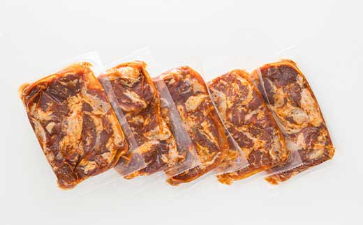 【定期便 6ヶ月連続】 国産 豚ハラミ 1kg（200g×5パック） | 味付き 特性オリジナル タレ味 | 小分け 豚肉 豚 ホルモン ハラミ 国産 焼肉 焼き肉 アウトドア キャンプ BBQ bbq 手切り 一人暮らし セット おかず 焼肉食材専門店 トリプリしおた 北海道 釧路町 釧路超 特産品