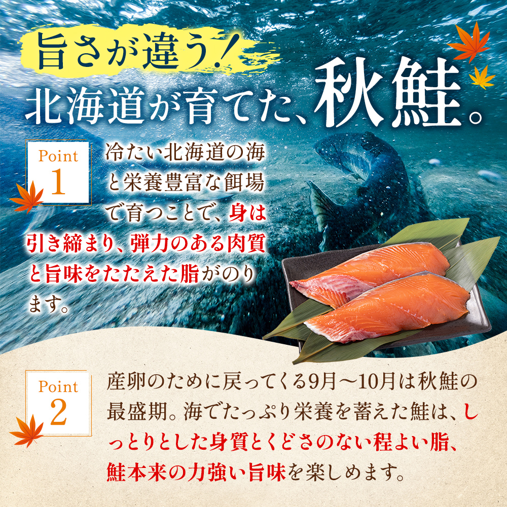 北海道産 秋鮭 山漬け 姿切身 (半身）約1.3kg（650g×2パック） [ 鮭 さけ 焼き魚 魚 魚介類 サケ ]