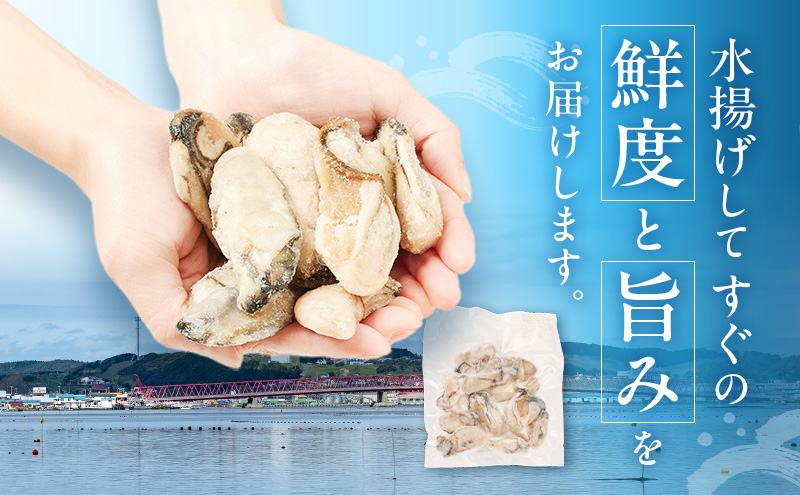 鮮度そのまま 北海道 厚岸産 冷凍 むき牡蠣 200g×2パック カキ かき 牡蠣 急速冷凍 新鮮 殻むき不要 便利 アレンジ 海鮮 海産物 国産 厚岸町