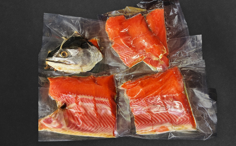 鮭 北海道産 本チャン 塩紅鮭 1.8kg 半身 切身 [ 紅サケ 紅鮭 さけ 焼き魚 朝食 魚 ]