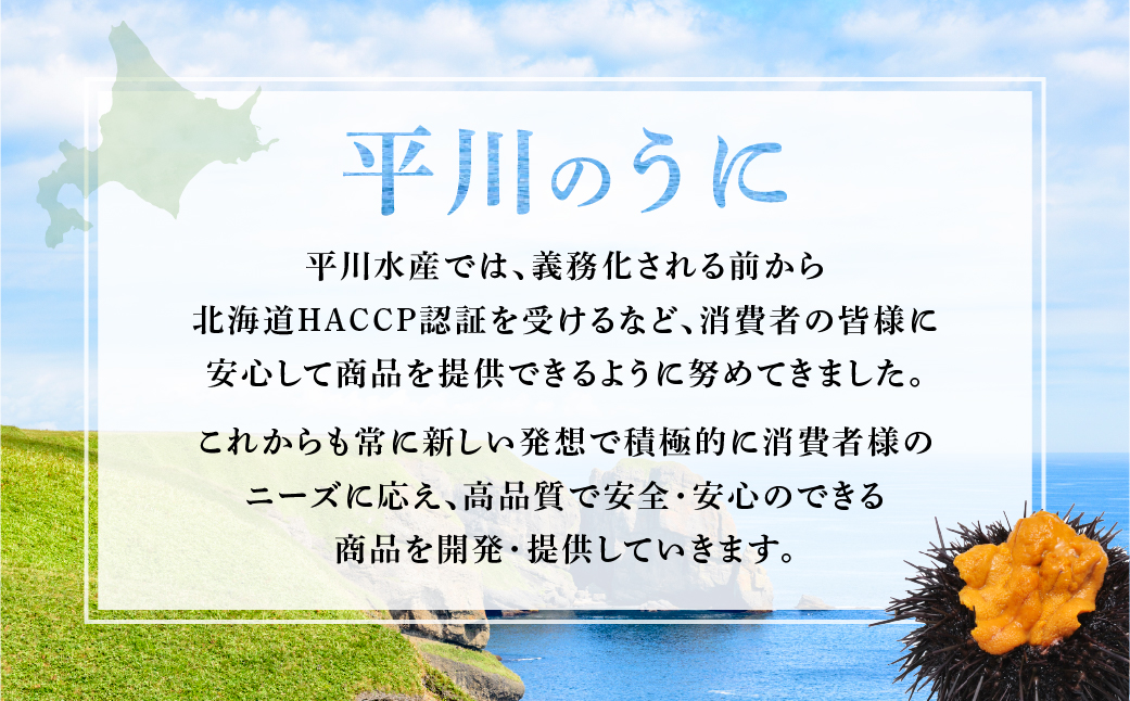≪氷温熟成≫塩水うに(天然バフンウニ)　100g×1パック_H0009-103