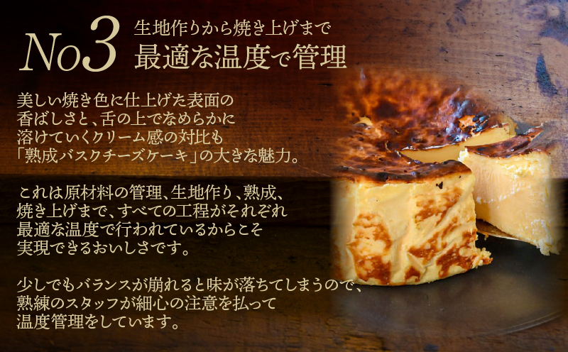 ≪母の日までにお届け!!≫熟成と非熟成バスクチーズケーキ食べ比べセット_H0041-101-mo