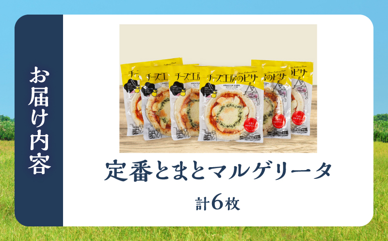 【おおともチーズ工房】《リピート間違いなし!!》定番とまとマルゲリータ6枚_H0003-041