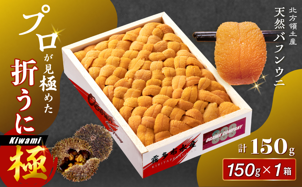 ≪プロ厳選≫最高級折うに(極)150g_H0014-110