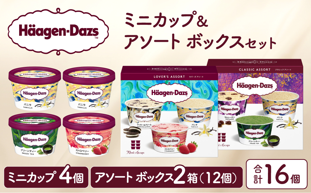 ハーゲンダッツ バラエティセット(アソート＆ミニカップ) アイス スイーツ デザート_H0026-102