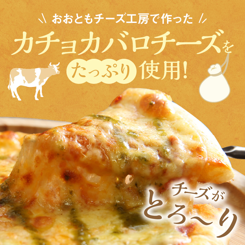【10日以内発送】【北海道チーズ工場のピザ】カチョカバロチーズたっぷりの、厳選ピザの詰め合わせ_H0003-111