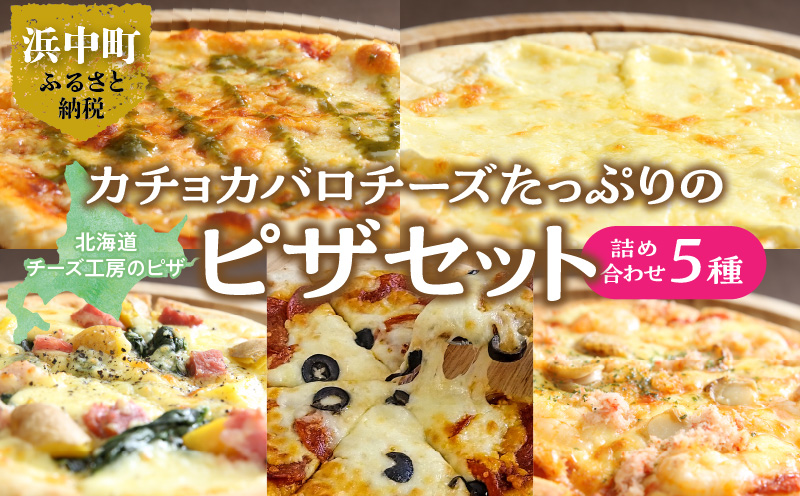 【チーズ工房のピザ】北海道のチーズ工房からお届け♪ピザ5種パーティーセット_010502