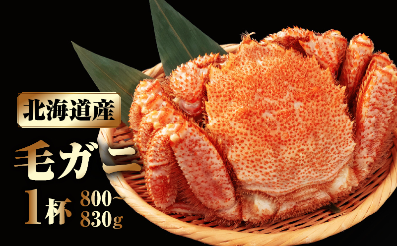 北海道産 毛ガニ1杯（1杯800～830g）_H0001-129