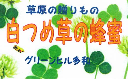 標茶産しろつめ草の蜂蜜 300g×2本