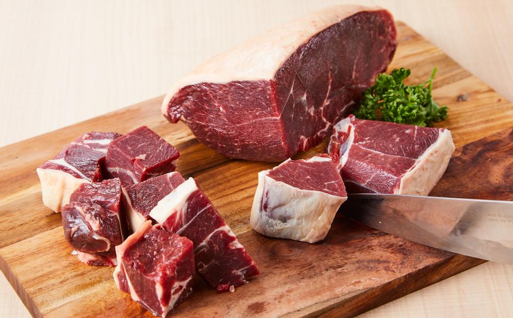 海道 標茶町産 エゾ 鹿肉 モモ ブロック 1kg