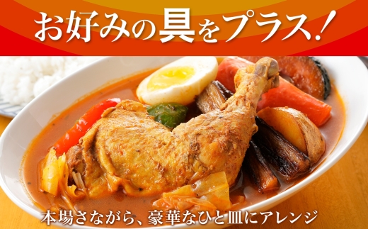 3443.  おためし 弟子屈 チキンレッグスープカレー 1個 お試し スープカレー チキンカレー レトルト カレー 北海道 弟子屈町