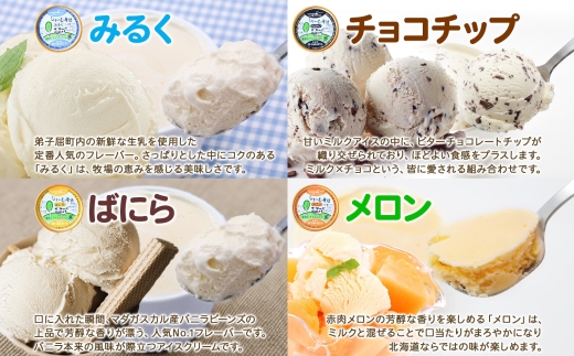 1335.アイスクリーム ジェラート 食べ比べ 8個 アイス 美味しさ 自慢 C セット 手作り 北海道 弟子屈町