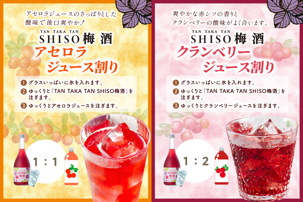 鍛高譚(たんたかたん)の梅酒[720ml]【8本セット】