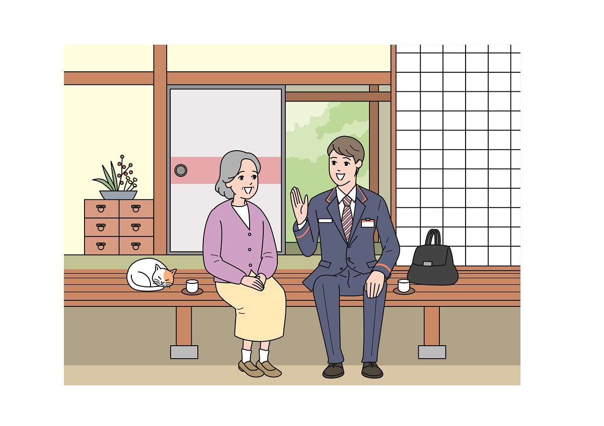 日本郵便　郵便局のみまもりサービス「みまもり訪問サービス」(6カ月)