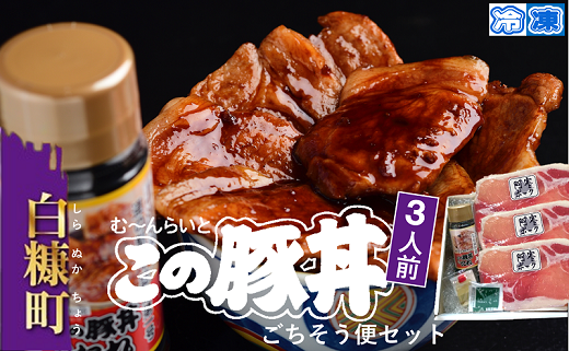 この豚丼 ごちそう便セット【3人前】※冷凍※