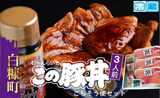 この豚丼 ごちそう便セット【3人前】※冷蔵※