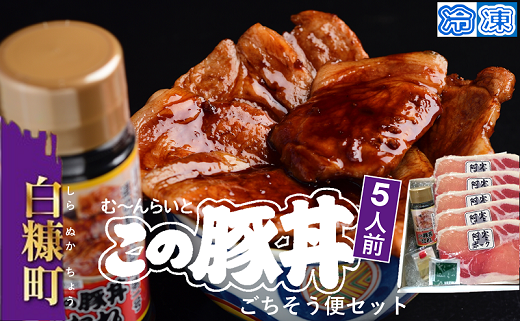 この豚丼 ごちそう便セット【5人前】※冷凍※