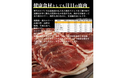 特製たれ漬えぞ鹿焼肉ミックス【300g×2袋】