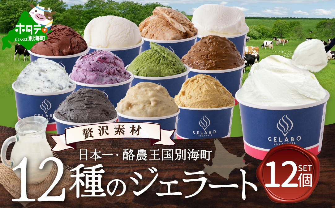 贅沢素材・12種のジェラート【EK0000015】
