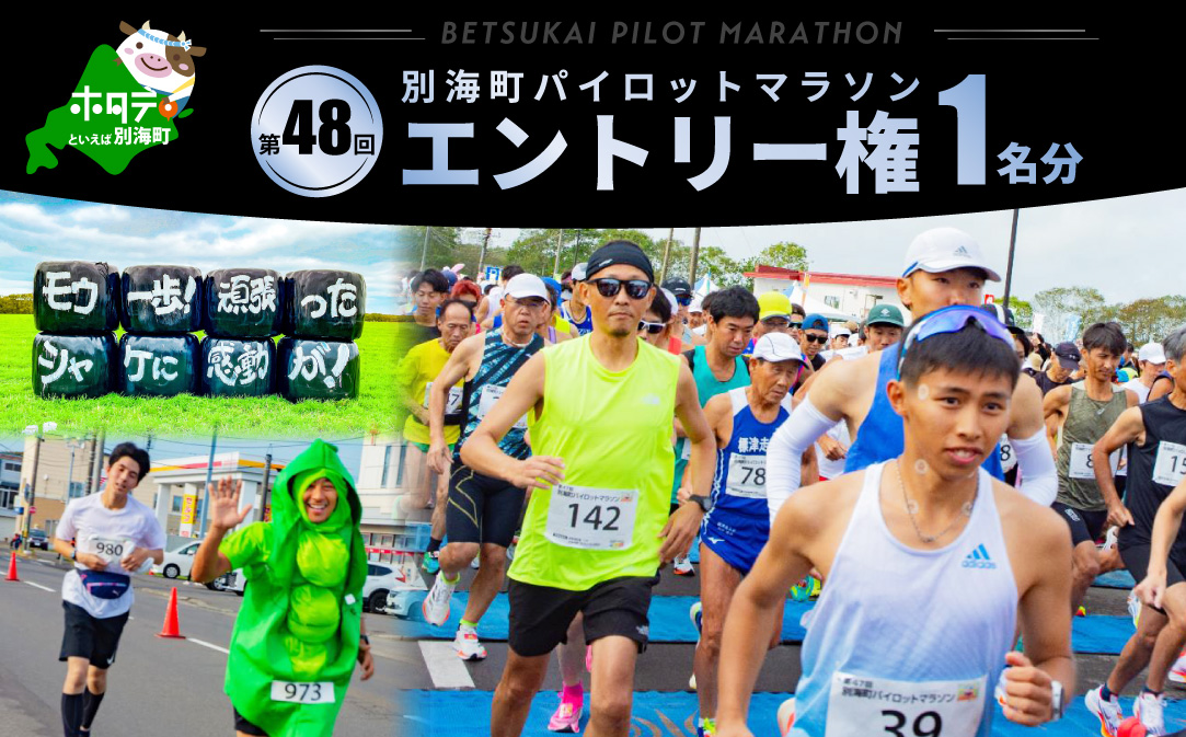 第48回別海町パイロットマラソン マラソン（42.195km）の部エントリー権【PM0000001】